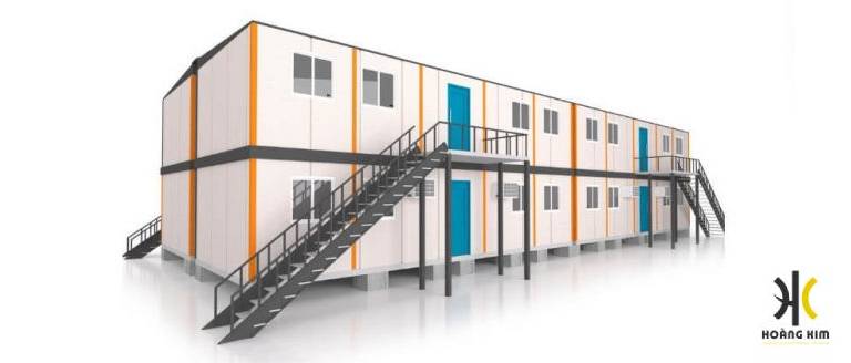 Container văn phòng loại 2 tầng