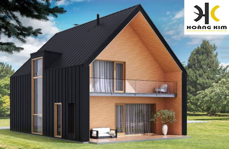 Mẫu 5: Nhà lắp ghép 2 tầng với lối kiến trúc độc đáo, mang lại sự mới lạ khi sử dụng
