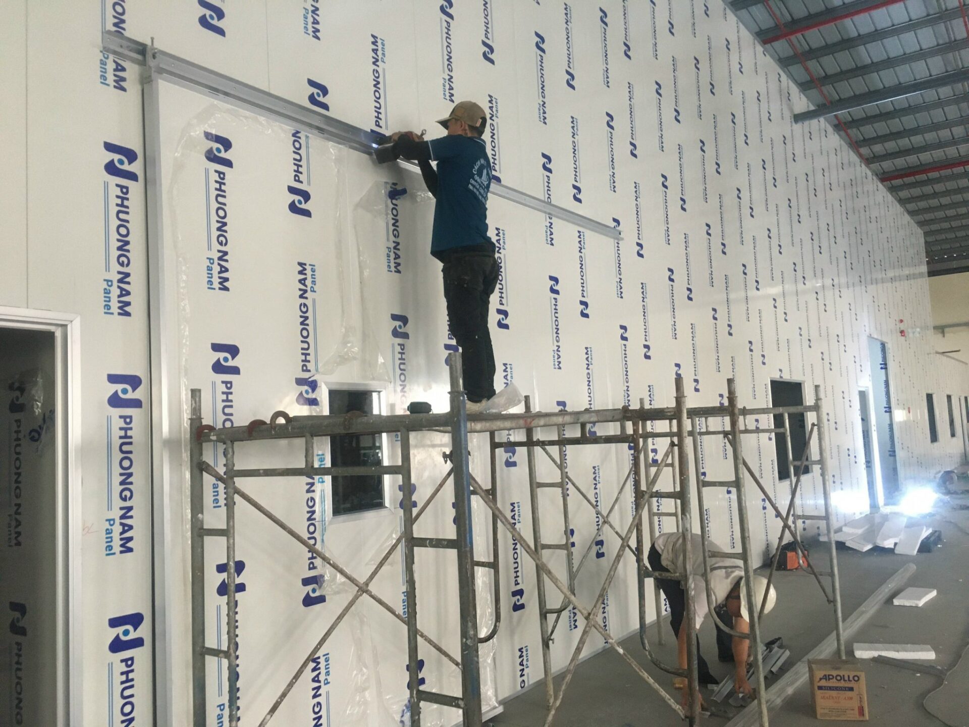 Thi công lắp đặt tấm panel cho kho lạnh
