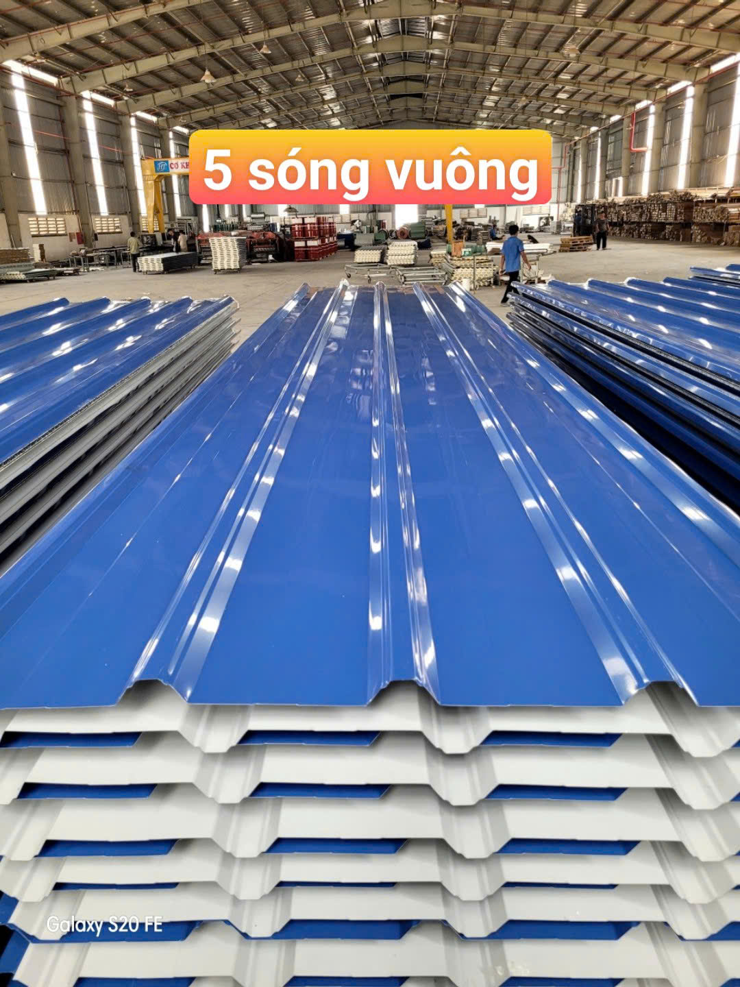 Tấm Mái Tôn 1 Lớp Hoàng Kim